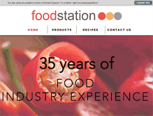Tablet Screenshot of foodstation.com.au